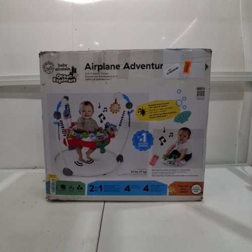 BABY EINSTEIN OCEAN EXPLORERS AIRPLANE ADVENTURE ACTIVITY JUMPER - 6M+ - MULTICOLOUR (MODEL: 11710) image 5