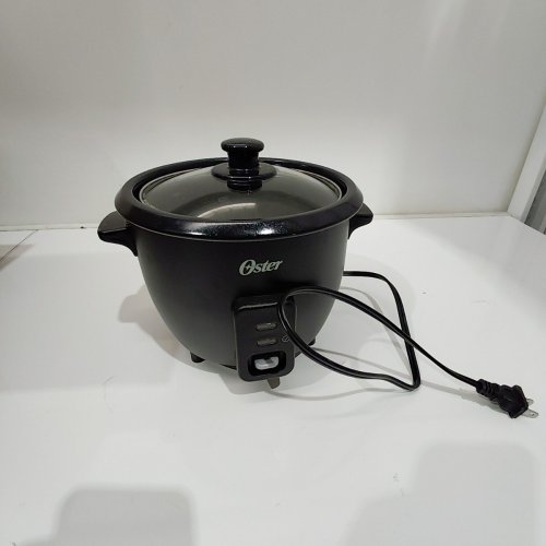 OSTER LARGE CAPACITY RICE COOKER WITH NONSTICK CERAMIC COATING - 6 CUP - BLACK (MODEL: ORIC-00BK6C-GB24) image 3