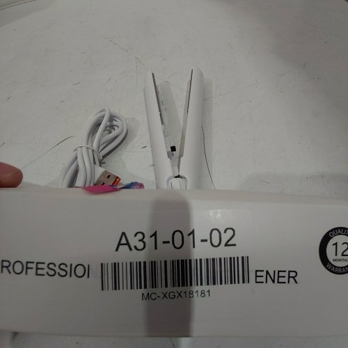 BOKIOESDE PORTABLE CORDLESS MINI HAIR STRAIGHTENER - WHITE (STYLE: A31-01-02) image 3