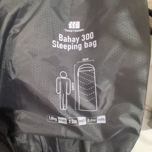 TANSTRIDER 4 SEASON PACKABLE SLEEPING BAG - 86.6"LX31.5"W - BLACK/GREY (MODEL: BAHAY 300) image 2
