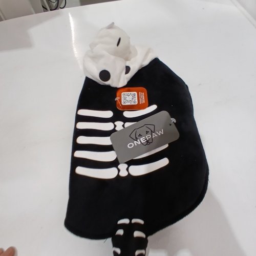 ONEPAW SKELETON PET COSTUME - SMALL - BLACK image 4