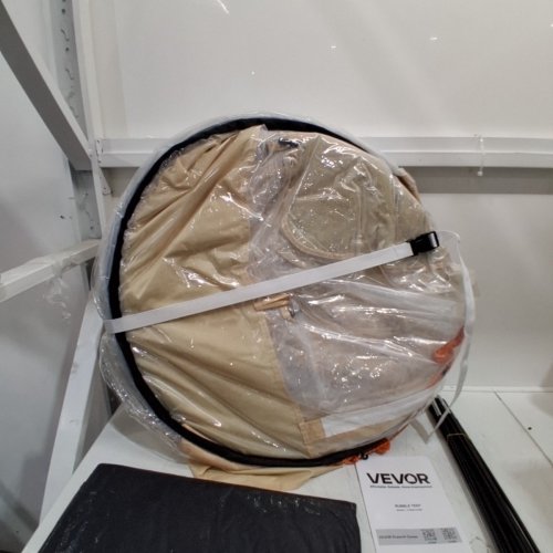 POP UP BUBBLE TENT WITH WATERPROOF TOP COVER - 10FT X 9.2FT - 8 PERSON - BEIGE (MODEL: 121085) image 3