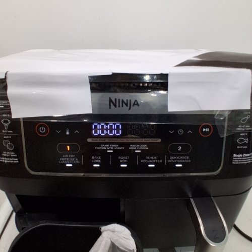 NINJA FOODI 5-IN-1 MATCHBOOK DUAL BASKET AIR FRYER - 6QT CAPACITY - BLACK (MODEL: DZ090C) image 2
