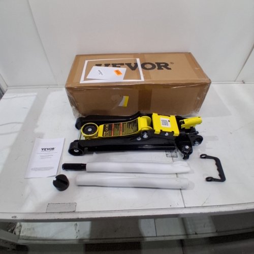 HEAVY DUTY LOW PROFILE HEAVY-DUTY STEEL FLOOR JACK WITH SINGLE PISTON HYDRAULIC PUMP - 2.5 TON CAP - YELLOW (MODEL: WD-A-02250-A00-0) image 3