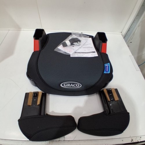 KID'S GRACO TURBOBOOSTER BACKLESS ADJUSTABLE CAR BOOSTER SEAT WITH CUP HOLDERS -40LBS TO 100LBS - BLACK (MODEL: 2166167) image 3