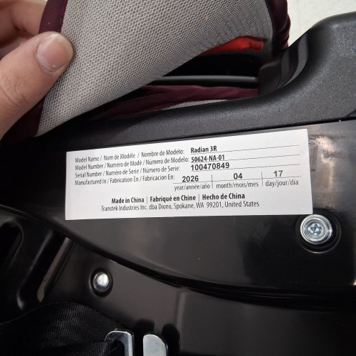 DIONO RADIAN 3R REAR & FORWARD FACING CAR SEAT - 5LB - 120LB MAX - PINK BLOSSOM (MODEL: 50624-US-01) image 2