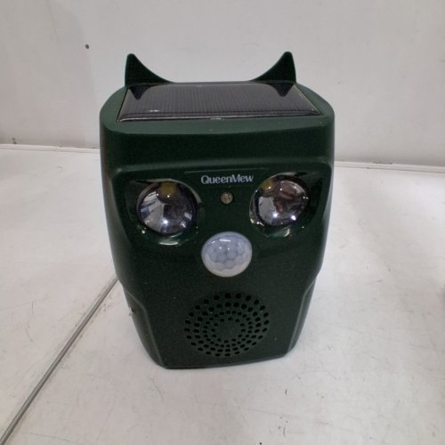 QUEENMEW SOLAR POWER ULTRASONIC ANIMAL REPELLER - 15-50KHZ - GREEN image 3