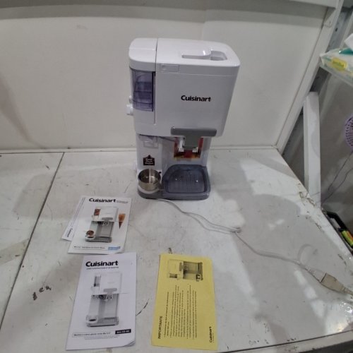CUISINART MIX-IT-IN ELECTRIC SOFT SERVE ICE CREAM/FROZEN DESSERT MAKER - 1.5QT CAPACITY - WHITE (MODEL: ICE-48C) image 3