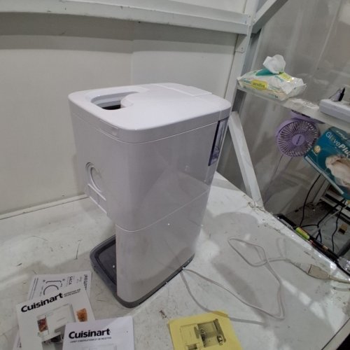 CUISINART MIX-IT-IN ELECTRIC SOFT SERVE ICE CREAM/FROZEN DESSERT MAKER - 1.5QT CAPACITY - WHITE (MODEL: ICE-48C) image 7