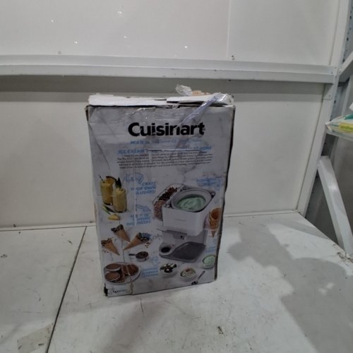 CUISINART MIX-IT-IN ELECTRIC SOFT SERVE ICE CREAM/FROZEN DESSERT MAKER - 1.5QT CAPACITY - WHITE (MODEL: ICE-48C) image 9