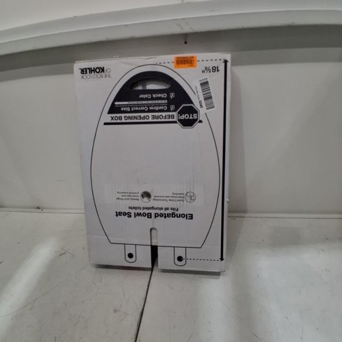 KOHLER BREVIA ELONGATED TOILET SEAT - FITS BOWLS 18.63" - WHITE - (MODEL: ‎4636-RL-0) image 4