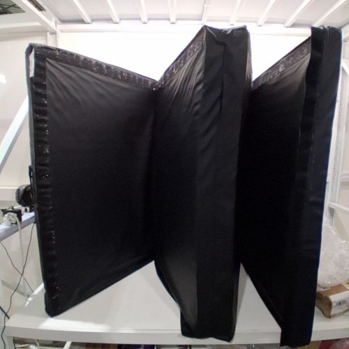 CAP BARBELL QUAD-FOLD ANTI-TEAR EXERCISE MAT - 9.6FT X 3.8FT - BLACK image 3