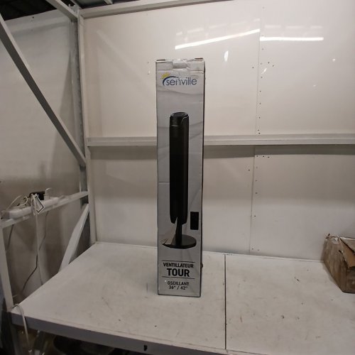 SENVILLE OSCILLATING TOWER FAN WITH 3 SPEED TIMER, 42" ADJUSTABLE HEIGHT - BLACK (SENTF-19JRA) image 7