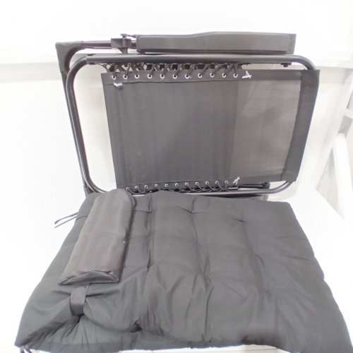 ZERO GRAVITY RECLINER LOUNGE CHAIR - 26" - BLACK image 3