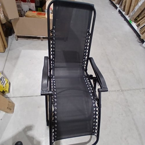 ZERO GRAVITY RECLINER LOUNGE CHAIR - 26" - BLACK image 4