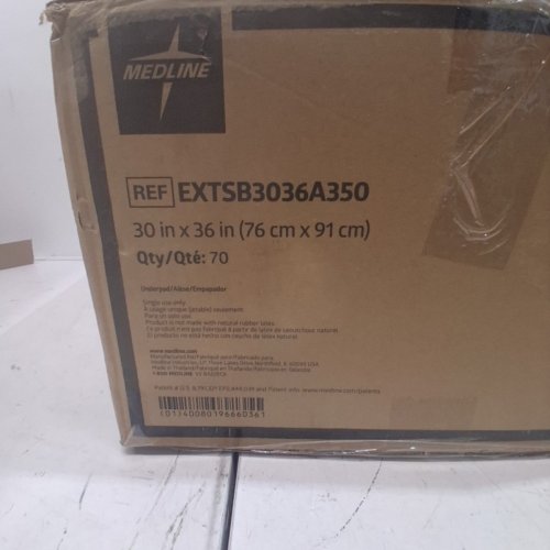 70PK MEDLINE EXTASORBS EXTRA STRENGTH DRYPAD UNDERPADS - 30" X 36" (MODEL: EXTSB3036A350) image 3