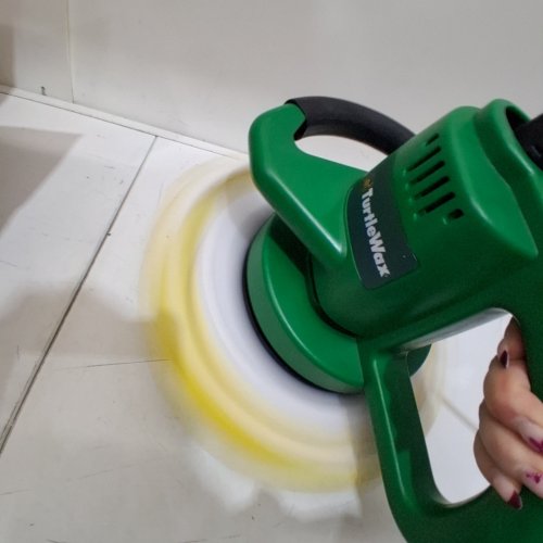 TURTLE WAX ORBIT WAXER/POLISHER TOOL - 10" - GREEN/YELLOW (MODEL: 65003TW) image 2