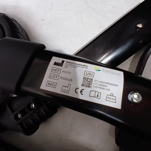 HELAVO ROLLATOR WALKER - BLACK (MODEL: H1370) image 2
