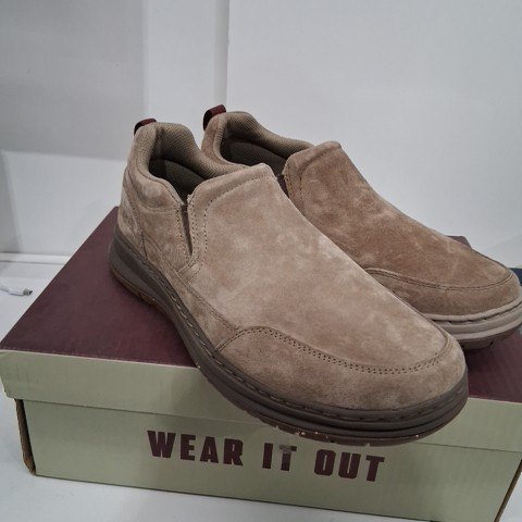 MEN'S REDHEAD SUEDE MOC CASUAL SHOES - SIZE 9.5M - FOSSIL image 2