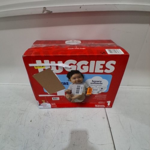 166PK HUGGIES WINNIE THE POOH LITTLE SNUGGLERS DIAPERS - SIZE: 1 image 5