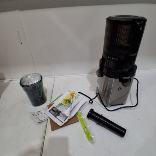 AMZCHEF COLD PRESS SLOW JUICER WITH 6.5" FEED - SILVER/BLACK (MODEL: ZM1939) image 3