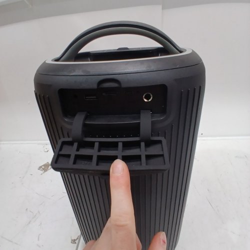 YUODAX PORTABLE BLUETOOTH RGB WIRELESS PARTY AMPLIFIED BASS SPEAKER - BLACK / ORANGE (MODEL: B72) image 7