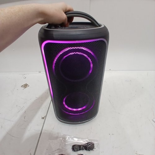 YUODAX PORTABLE BLUETOOTH RGB WIRELESS PARTY AMPLIFIED BASS SPEAKER - BLACK / ORANGE (MODEL: B72) image 9