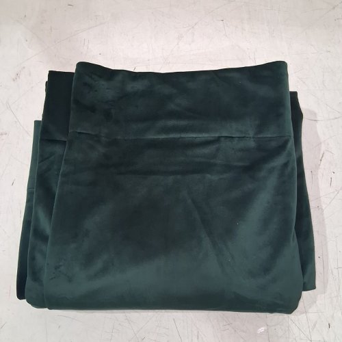 1 PANEL HPD HERITAGE PLUSH VELVET CURTAINS FOR BEDROOM & LIVING ROOM - 50" X 96" - FORESTRY GREEN (MODEL: VPYC-179759-96) image 5