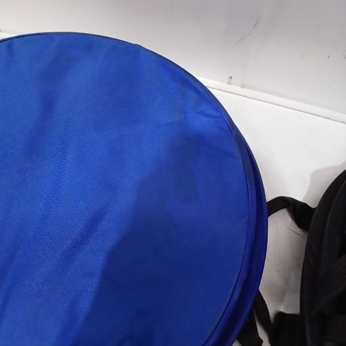 2PK COLLAPSIBLE POP UP TRASH BAGS - BLUE/BLACK image 3