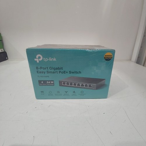 TP-LINK POE SWITCH GIGABIT 8 PORT | 4 PORT POE 55W | EASY SMART | 802.3AF COMPLIANT | SHIELDED PORTS | TRAFFIC OPTIMIZATION | PLUG AND PLAY | STURDY METAL (TL-SG108PE) image 2