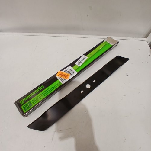 GREENWORKS REPLACEMENT HIGH LIFT LAWN MOWER BLADE - 20" - BLACK (MODEL: 011025) image 2