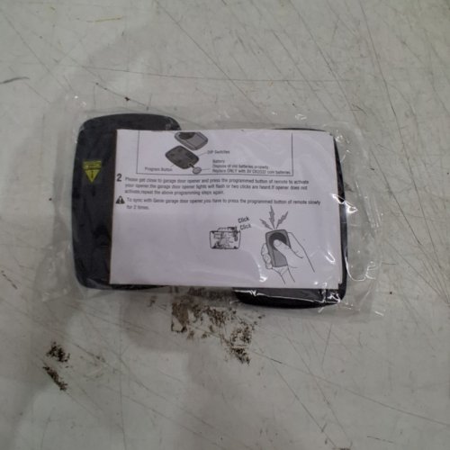 2PK ASONPAO UNIVERSAL GARAGE DOOR REMOTE - BLACK (MODEL: KLIK3U-BK) image 3