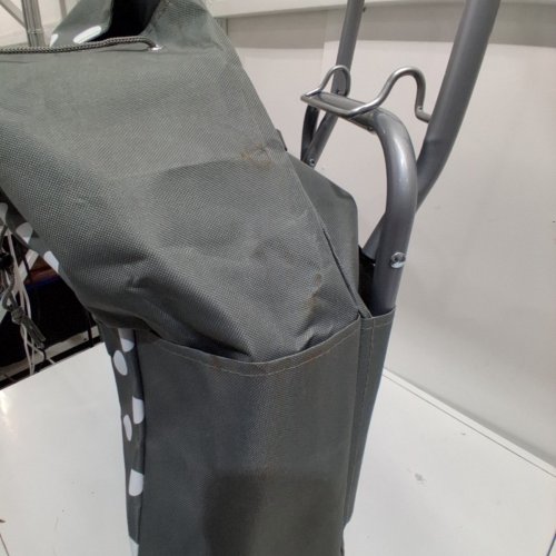 BIOS LIVING ROLLING SHOPPING CART - GREY/POLKA DOTS (MODEL: LF533) image 2
