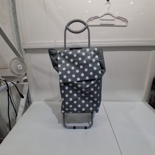 BIOS LIVING ROLLING SHOPPING CART - GREY/POLKA DOTS (MODEL: LF533) image 3