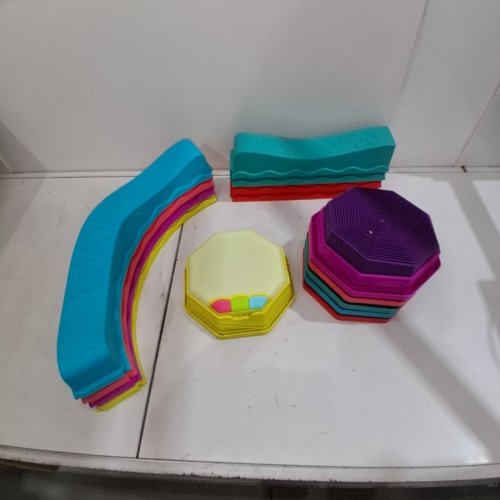 14PC B. TOYS BALANCE & GROOVE SET SENSORY MUSICAL BALANCE BEAM GAME FOR KIDS - MULTI-COLOUR (MODEL: BX2602C1Z) image 3