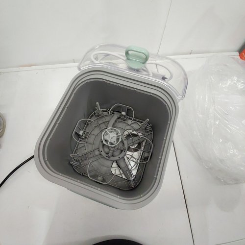 MOMCOZY KLEANPAL PRO BABY BOTTLE WASHER, STERILIZER & DRYER COMBO - HOLDS 4 BOTTLES - GREEN/WHITE (MODEL: BS03) image 3