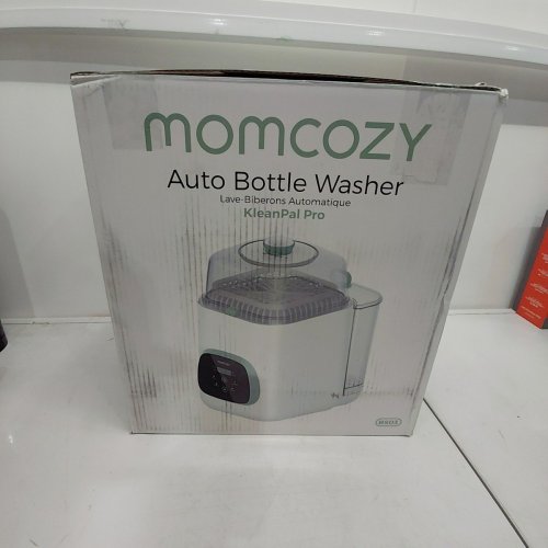 MOMCOZY KLEANPAL PRO BABY BOTTLE WASHER, STERILIZER & DRYER COMBO - HOLDS 4 BOTTLES - GREEN/WHITE (MODEL: BS03) image 5