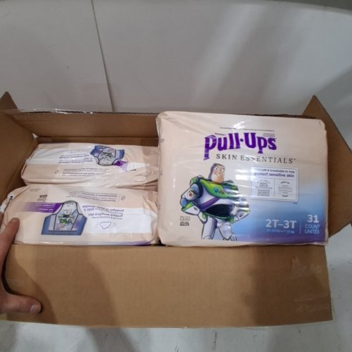 124PK BOY'S PULL UPS SKIN ESSENTIALS DIAPERS - SIZE 2T-3T - TOY STORY image 2