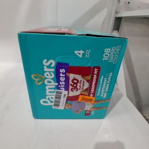 108PK PAMPERS CRUISERS 360 BABY DIAPERS - SIZE 4 image 2
