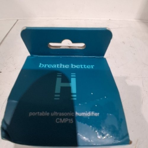 HOMEDICS ON-THE-GO PORTABLE ULTRASONIC HUMIDIFIER - 8.5 OZ - BLACK (MODEL: UHE-CMP15AWT-CA) image 3