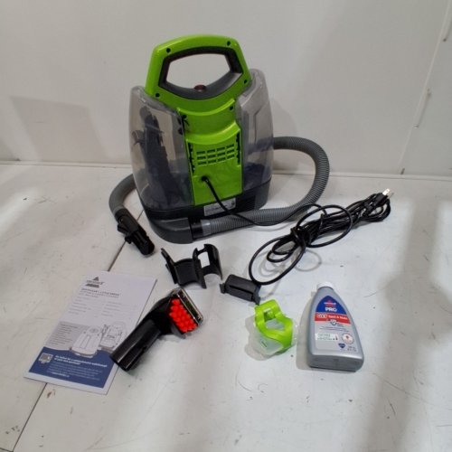 BISSELL LITTLE GREEN PORTABLE DEEP CLEANING VACUUM - 37OZ TANK MAX - GREEN/GREY (MODEL : 2513B) image 3