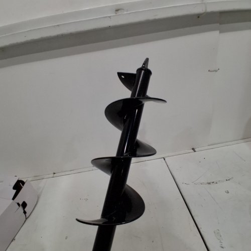 JAYZOD GARDEN AUGER SPIRAL DRILL BIT FOR BULB PLANTING - 4" X 25" - 3/8" HEX DRIVE DRILL - BLACK image 3