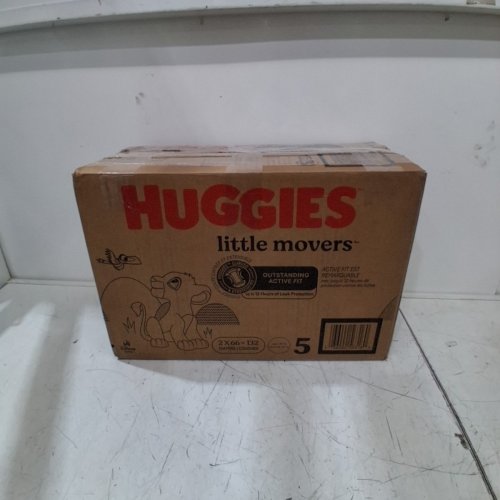 132PK HUGGIES LITTLE MOVERS DIAPERS - SIZE 5 (27+LBS) - DISNEY BABY LION KING (MODEL: 56316) image 4