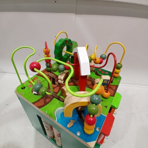 B. TOYS WOODEN ACTIVITY CUBE WITH ALPHABET EDUCATIONAL FOR TODDLERS - 1 YEAR+ - MULTICOLOURED (MODEL: CH1040-01) image 3