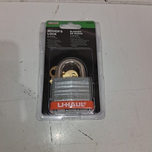 UHAUL KEYED SECURITY PADLOCK - 2" - BRASS (MODEL: 50 L) image 2