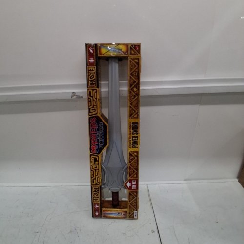 MASTERS OF THE UNIVERSE HE-MAN POWERS OF GRAYSKULL SWORD WITH LIGHTS DIALOGUE SOUNDS & VIBRATION - 27" - GREY (MODEL:JKJ17) image 3
