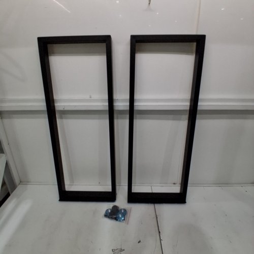 2PK ALLCOS HEAVY DUTY METAL TABLE LEG REPLACEMENTS - 36" X 14" - BLACK image 2