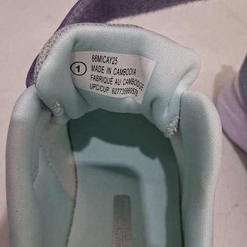 GIRLS' WORKS ATHLETIC SNEAKERS - 1 - PURPLE / MINT (STYLE: 66MICAY25) image 4