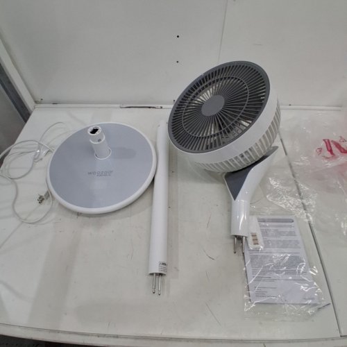 WOOZOO BY IRIS 360°PEDESTAL FAN WITH REMOTE- WHITE/GREY (MODEL: STF-360DC) image 3