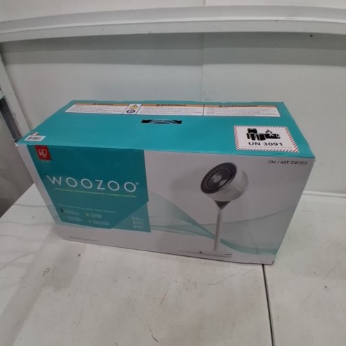 WOOZOO BY IRIS 360°PEDESTAL FAN WITH REMOTE- WHITE/GREY (MODEL: STF-360DC) image 5